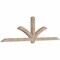 Ekena Millwork Redmond Smooth Timber Gable Bracket, Douglas Fir, 96"W x 28"H x 3 1/2"D x 3 1/2"F, 7/12 Pitch GBW096X28X0404RED00SDF - alternate 4